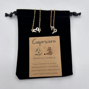 Capricorn Star Sign Jewellery Set