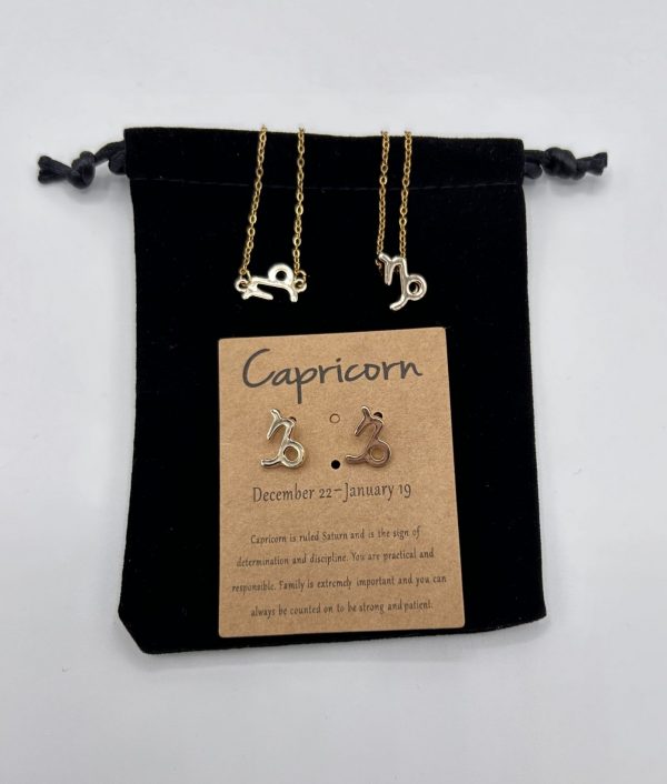 Capricorn Star Sign Jewellery Set