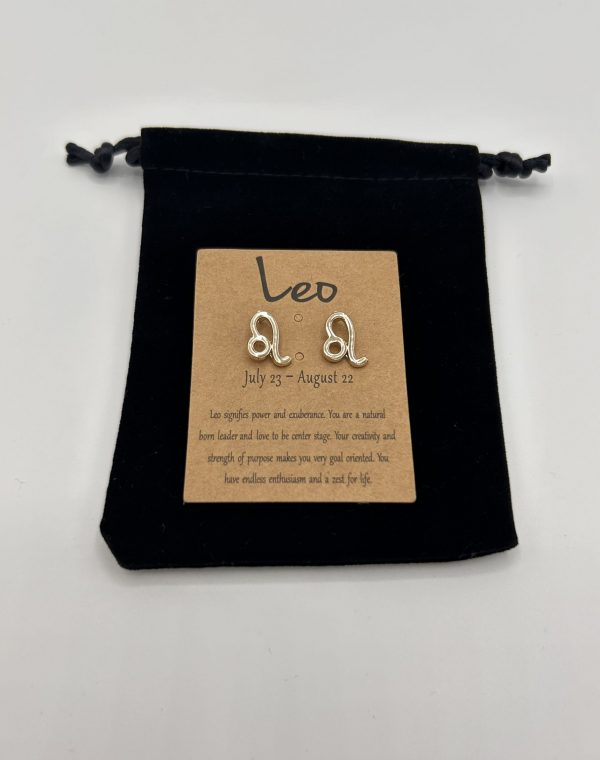 Leo Star Sign Earrings