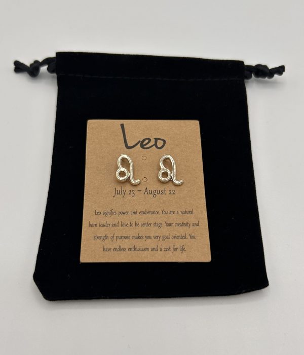 Leo Star Sign Earrings