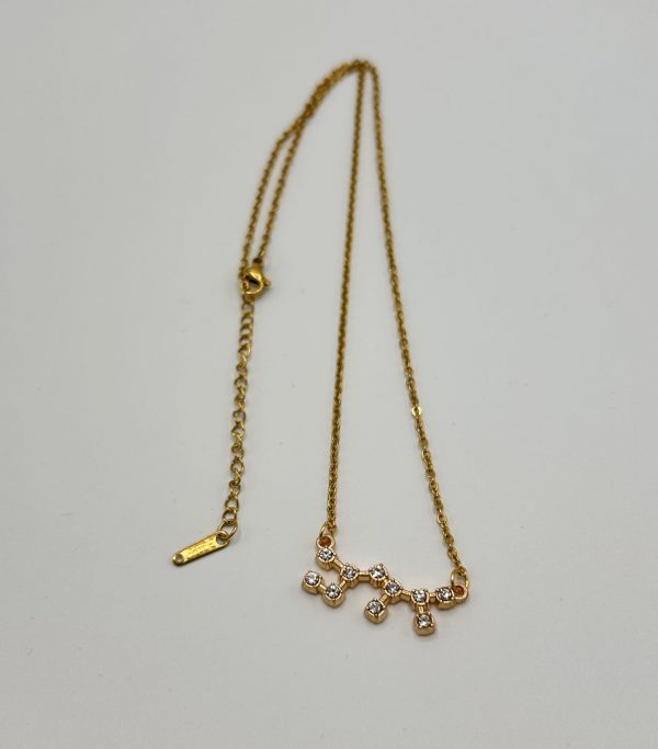 Sagittarius Constellation Necklace Gold