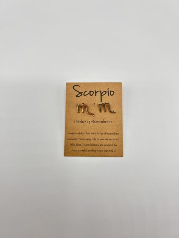 Scorpio Star Sign Earrings