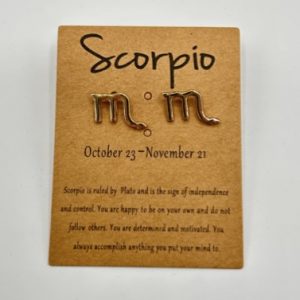 Scorpio Star Sign Earrings