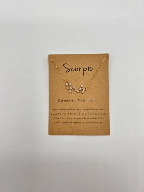 Scorpio Constellation Necklace