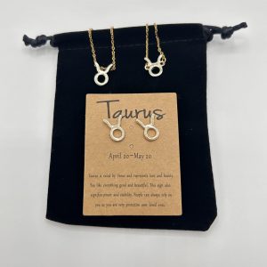 Taurus Star Sign Jewellery Set