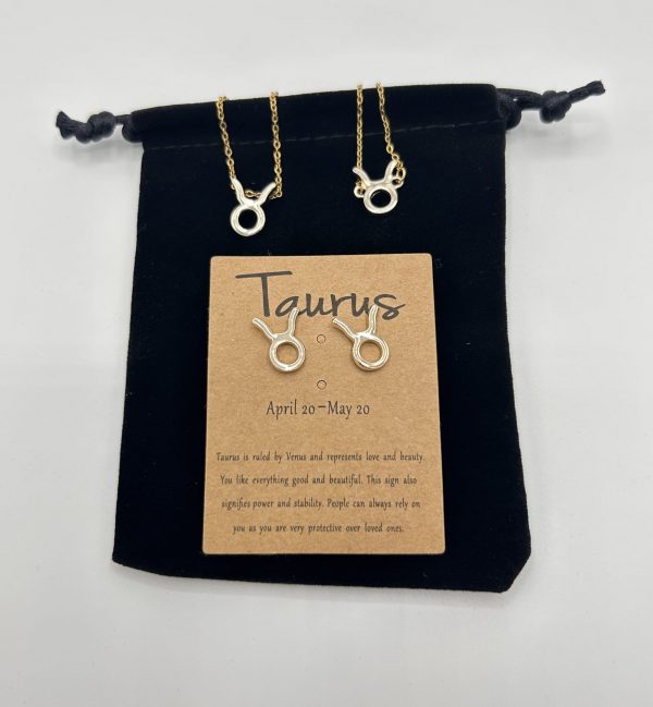 Taurus Star Sign Jewellery Set