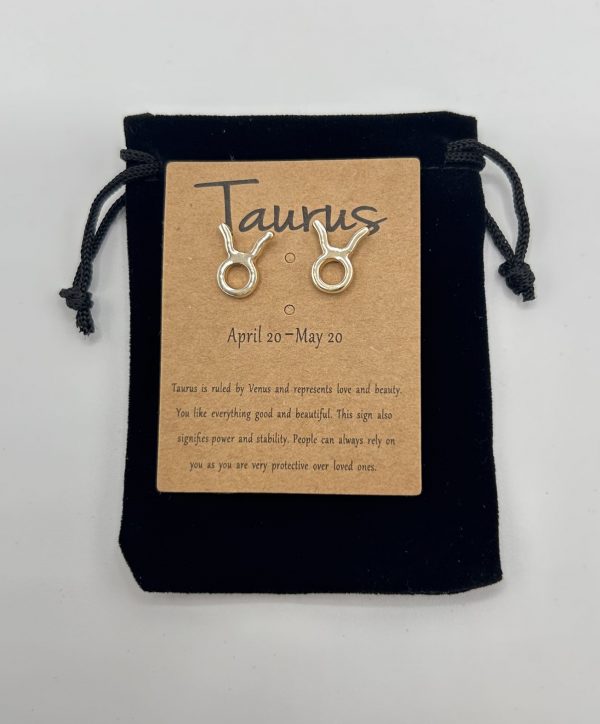 Taurus Star Sign Earrings