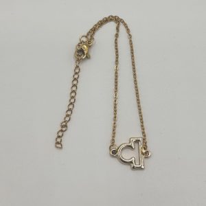 Libra Star Sign Symbol Bracelet Gold